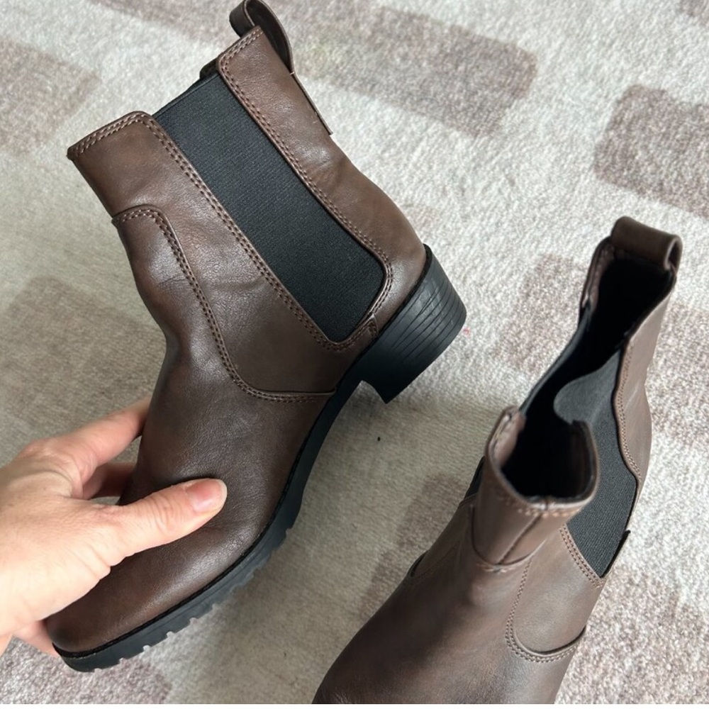 Brown Leather Boots